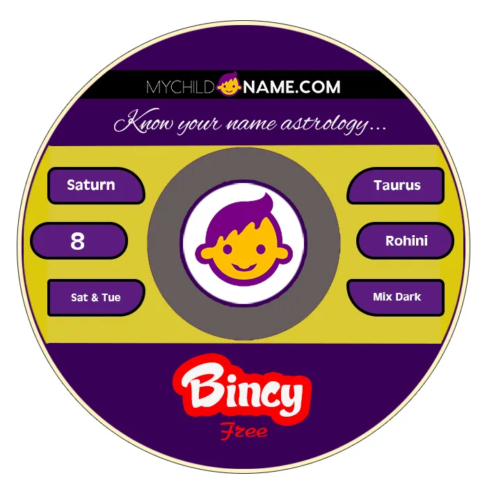 bincy name meaning