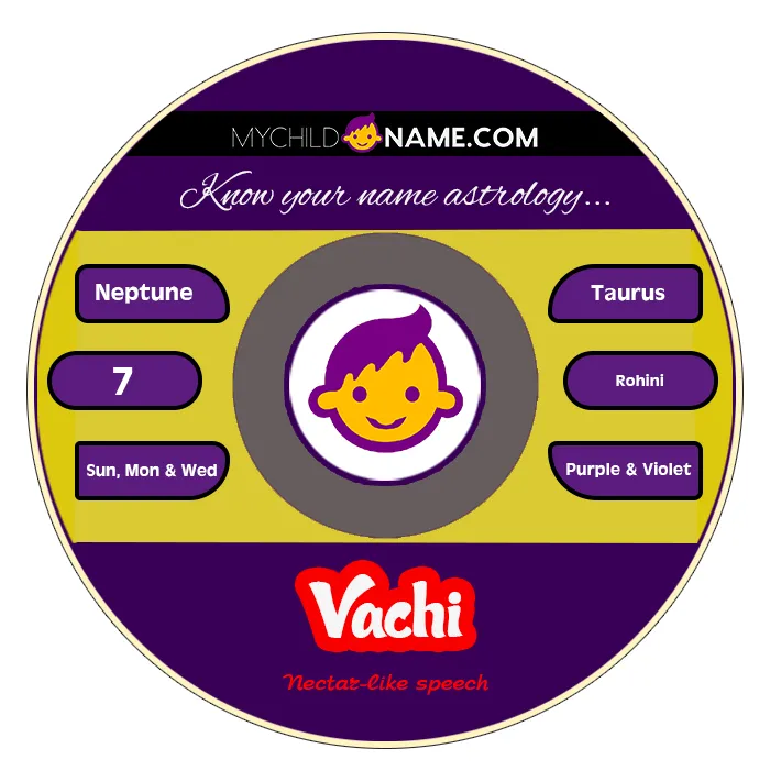 vachi name meaning